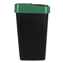Abfalleimer Mit Schwingdeckel 60L Grun