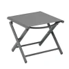 Alu-Klapphocker Mit Textilene-Sitzflache 47,5X41X44Cm Anthrazit
