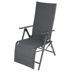 Alu-Relaxsessel 58X72X112Cm Anthrazit