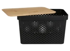 Aufbewahrungsbox Mit Bambus-Deckel 17L