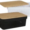 Aufbewahrungsbox Mit Bambus-Deckel 11L