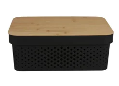 Aufbewahrungsbox Mit Bambus-Deckel 11L