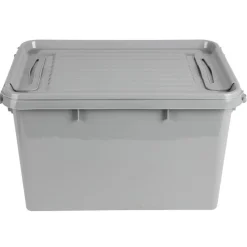 Aufbewahrungsbox Recycled Mit Deckel 32L Grau