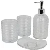 Badezimmer-Set Aus Glas 4-Teilig