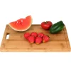 Bambus-Schneidebrett 40X30Cm Mit Griff