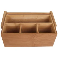 Bambus-Tischorganizer