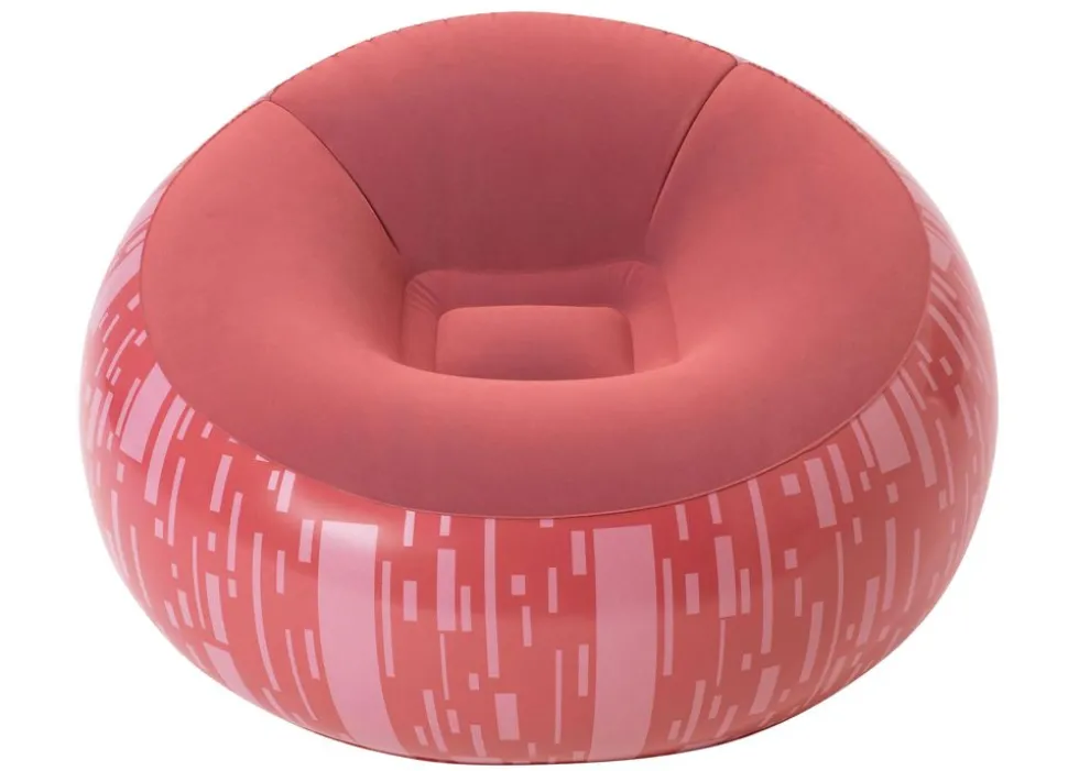 Bestway #75052 Aufblasbarer Sessel Inflate-A-Chair Rot Mit Print