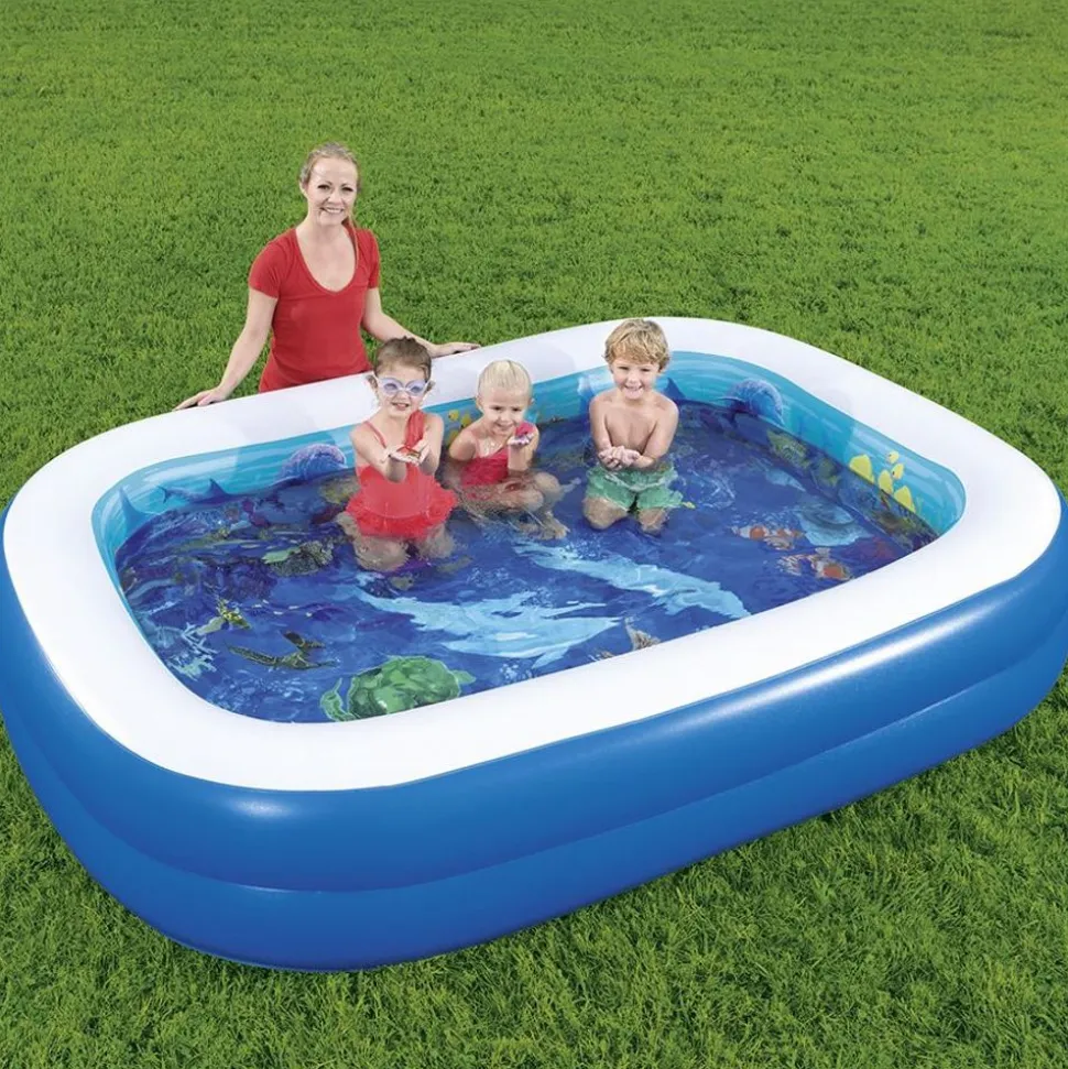 Bestway #54177 3D-Planschbecken Undersea Adventure 262X51X175Cm