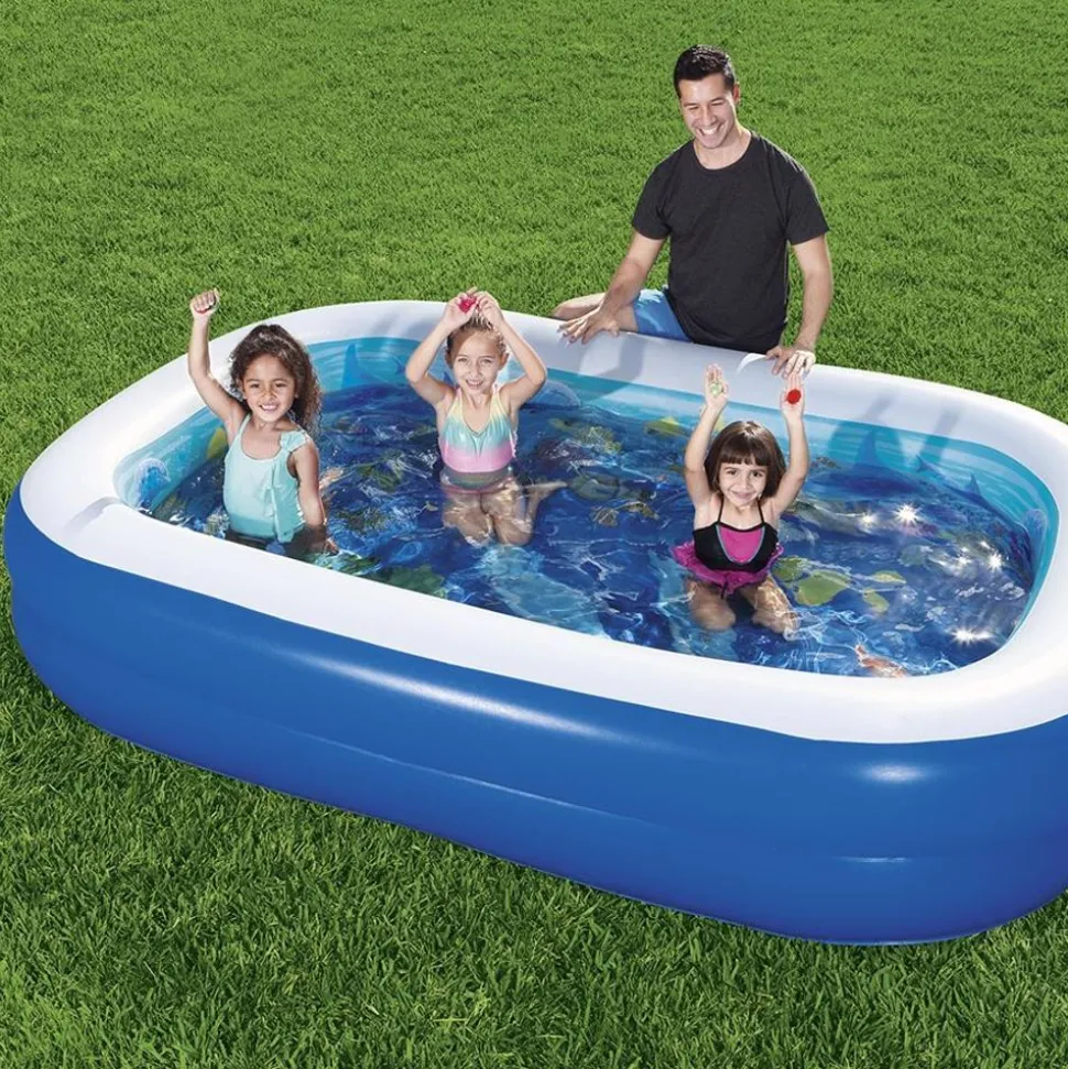 Bestway #54177 3D-Planschbecken Undersea Adventure 262X51X175Cm