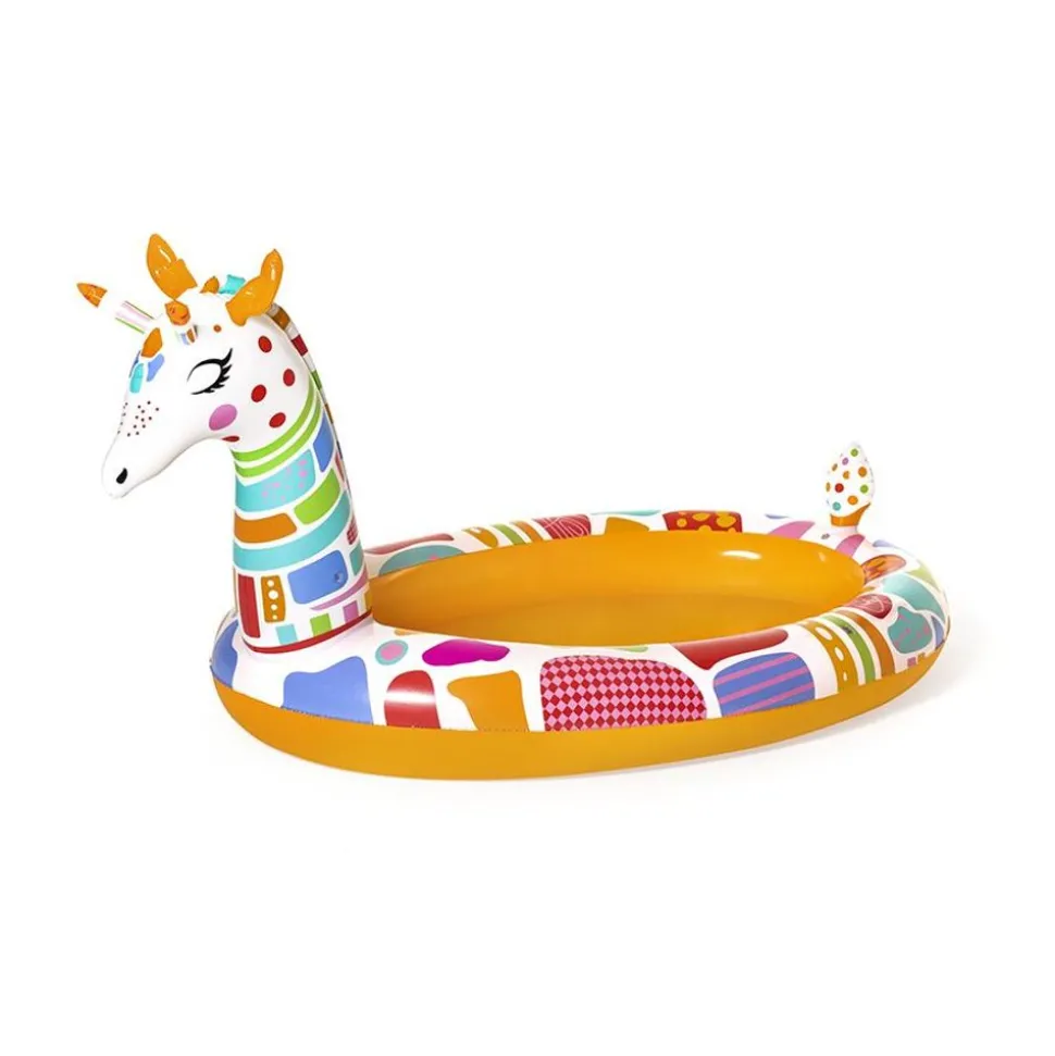 Bestway #53089 Planschbecken Groovy Giraffe 266X157X127Cm