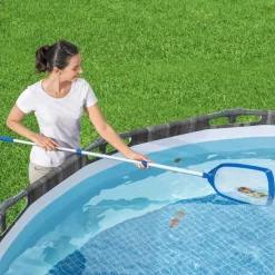 Bestway #58635 Poolkescher Auqascoop Mit Teleskopstiel