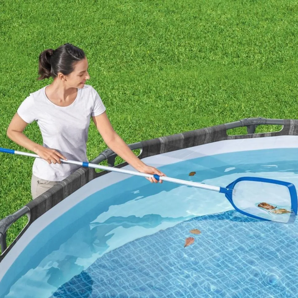 Bestway #58635 Poolkescher Auqascoop Mit Teleskopstiel