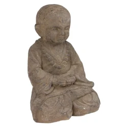 Betender Shaolin Monch Aus Beton 42Cm