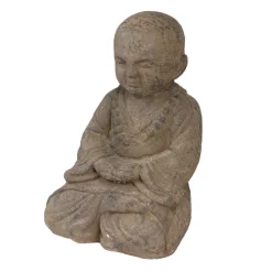Betender Shaolin Monch Aus Beton 42Cm