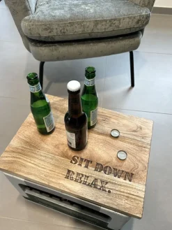 Bierkistensitz Aus Mangoholz 41X30Cm