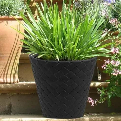 Blumentopf Matuba 35,5X32,5Cm Anthrazit