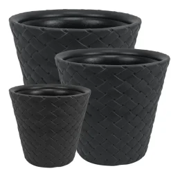 Blumentopf Matuba 35,5X32,5Cm Anthrazit