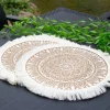 Boho-Platzset Aus Jute Mit Fransen 38Cm