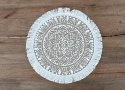 Boho-Platzset Aus Jute Mit Fransen 38Cm