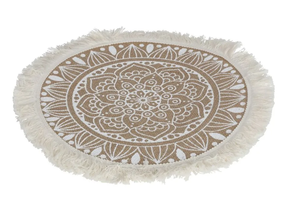 Boho-Platzset Aus Jute Mit Fransen 38Cm