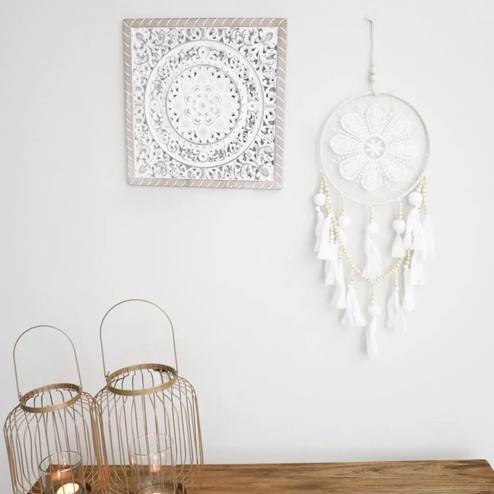 Boho-Wanddekoration Aus Holz 30Cm