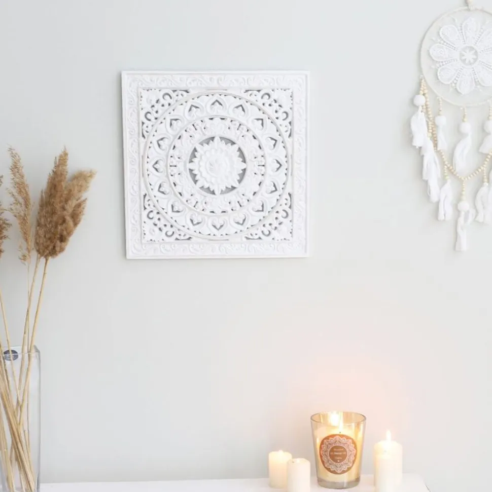 Boho-Wanddekoration Aus Holz 39Cm