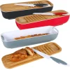 Brotkasten-Set Mit Schneidebrett & Brotmesser
