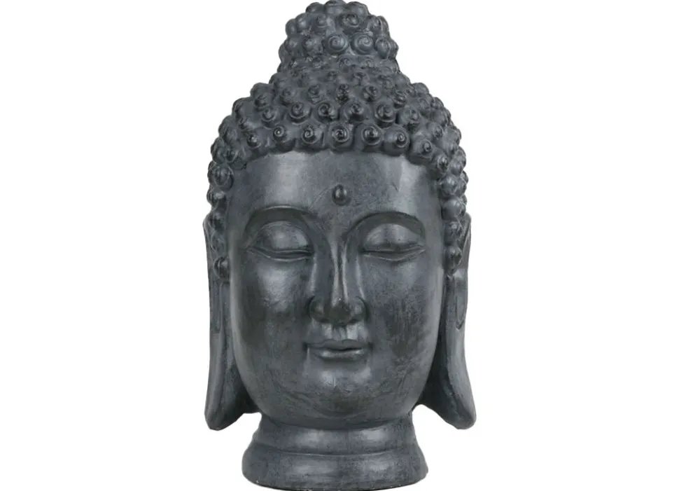 Buddha Deko-Kopf Aus Magnesia Gros 29,5X29,5X47Cm