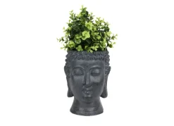 Buddha Pflanztopf Aus Magnesia Klein 17,5X17,5X21Cm