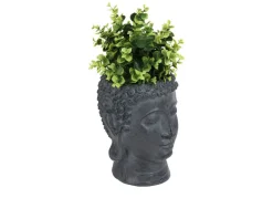 Buddha Pflanztopf Aus Magnesia Klein 17,5X17,5X21Cm