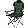 Camping-Klappsessel Deluxe Waldgrun/Schwarz