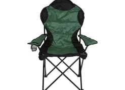 Camping-Klappsessel Deluxe Waldgrun/Schwarz