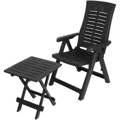 Camping-Klapptisch Adige Anthrazit