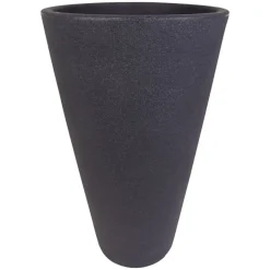 Capri Pflanztopf Rund 40Cm Anthrazit