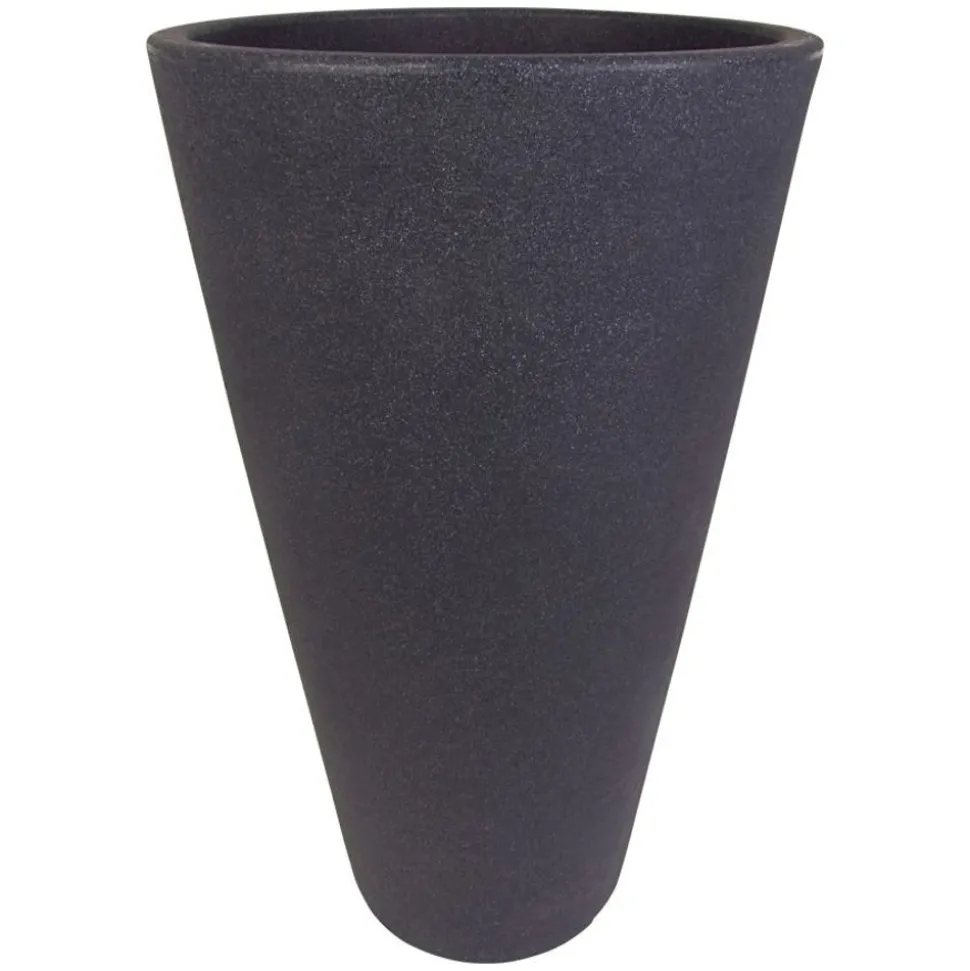 Capri Pflanztopf Rund 40Cm Anthrazit