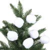 Deko-Anhanger Schneeballe 6Er-Set