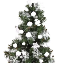 Deko-Anhanger Schneeballe 6Er-Set