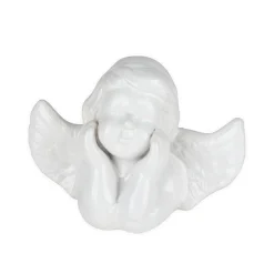 Deko-Engel 19,5X13X11,5Cm Glanzend Weis