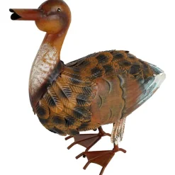 Deko-Ente Aus Metall 33X13X28Cm