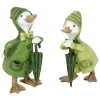 Deko-Ente Mit Regencape & Schirm