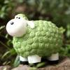 Dekofigur Mini-Schaf Grun