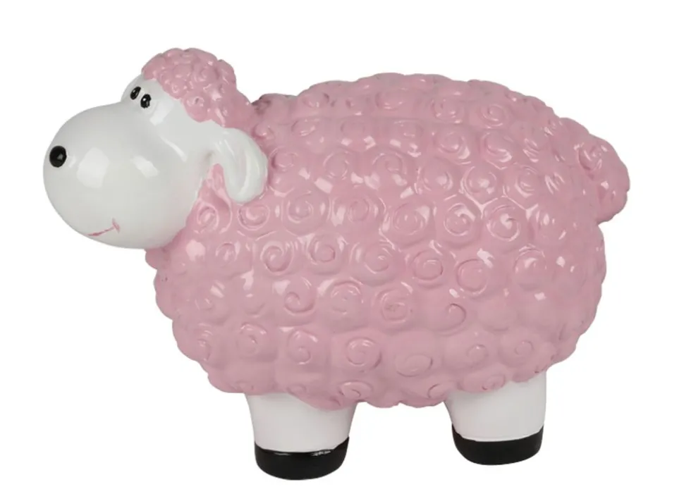Dekofigur Mini-Schaf Rosa