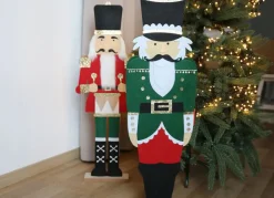 Deko-Figur Nussknacker Aus Filz 90Cm Grun