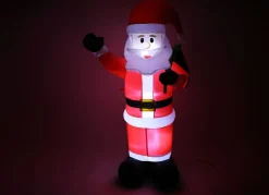 Dekofigur Weihnachtsmann Mit Geblase Und 7 Leds 1,5M