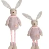 Deko-Hase Mit Teleskopbeinen 110Cm Rosa