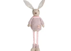Deko-Hase Mit Teleskopbeinen 70Cm Rosa