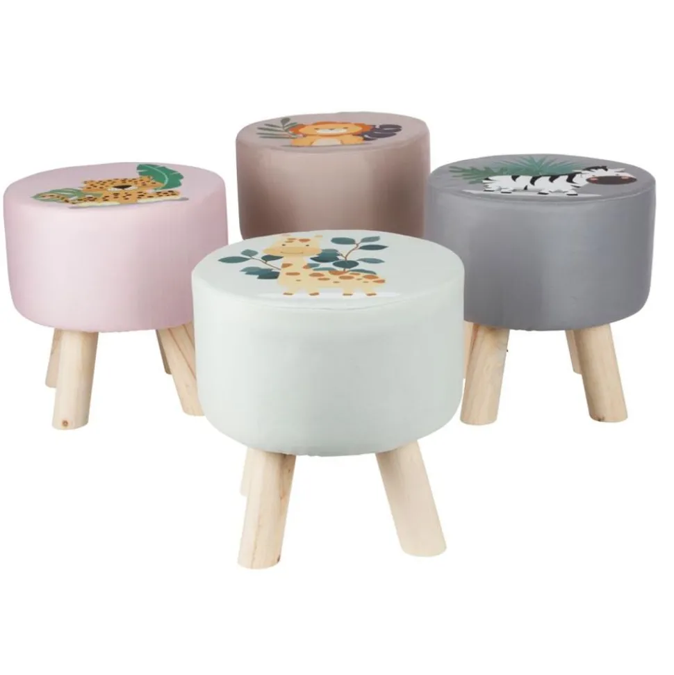 Deko-Hocker Lowe Mit 4 Beinen 28X30Cm