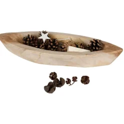 Deko-Holzschale Kano Aus Teak 38,5X13X5,5Cm