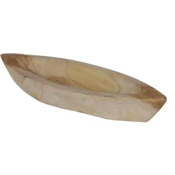 Deko-Holzschale Kano Aus Teak 38,5X13X5,5Cm
