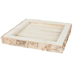 Deko-Holztablett Quadrat 20X20Cm